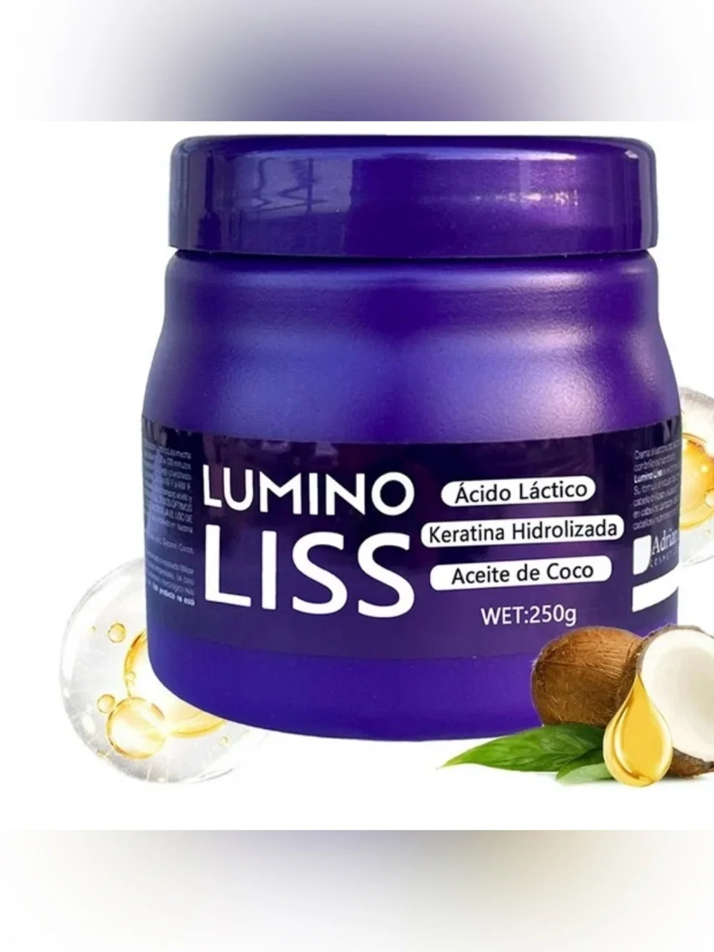 Hair Mask with Coconut Oil - Purple